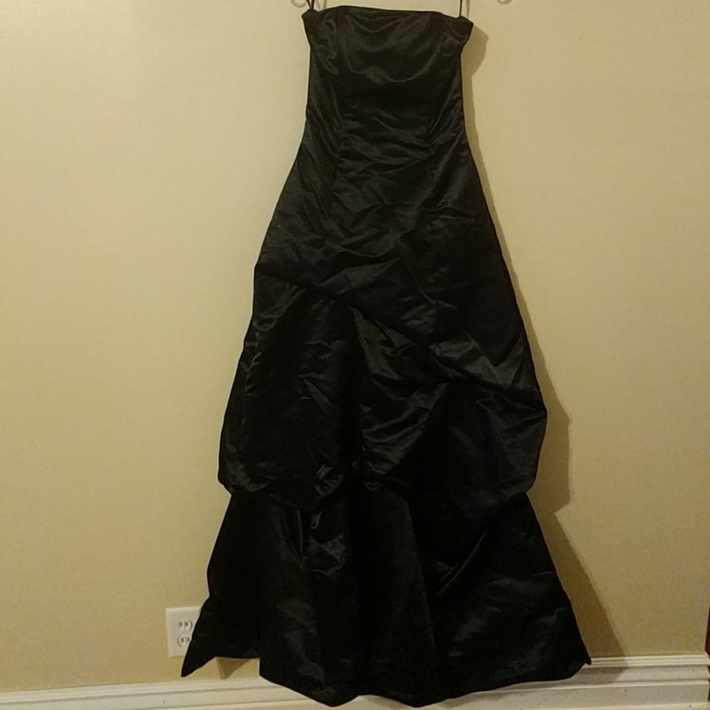 Black ball gown